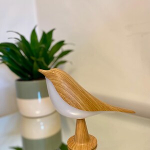 Lámpara LED táctil con forma de pájaro – Con opción de difusor de aromas