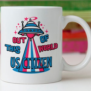 New US Citizen Cup, American Citizen Mug, Naturalization Coffee Cup, Immigrant Gift, Citizenship Party