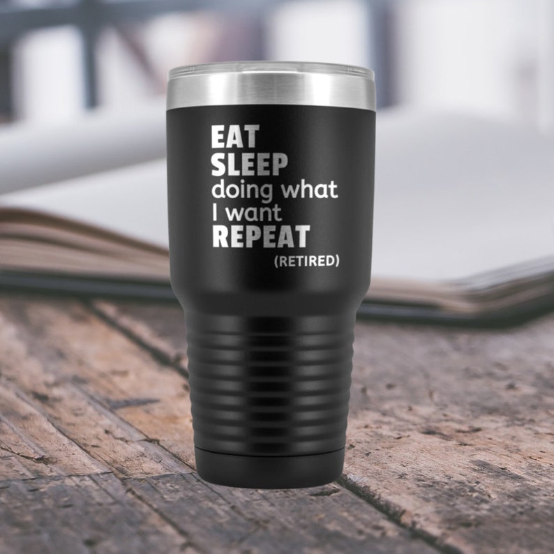 Retirement Gift Idea Tumbler Happy Retiring Present 30 Oz Etsy