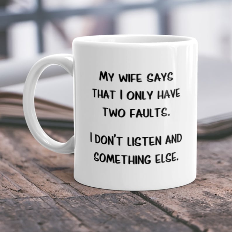 Husband Wife Mug Funny Husband Mug for Husband Present for Etsy