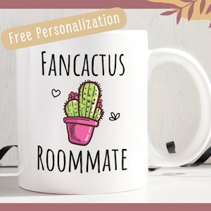 Funny Roommate Gift Idea Mug Roomie College Best Ever Fancactus