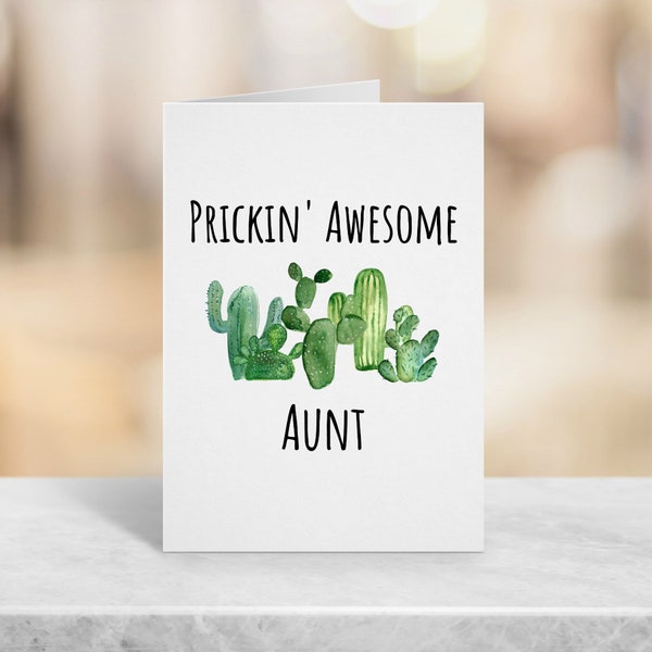Funny Birthday Card for Aunt - Etsy