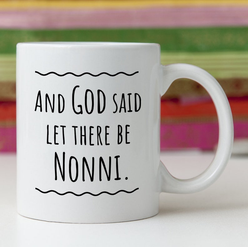 Nonni Gift Mug Italian Grandmother Grandma Let There Be Etsy