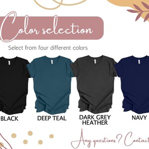 the color selection for a women's t - shirt