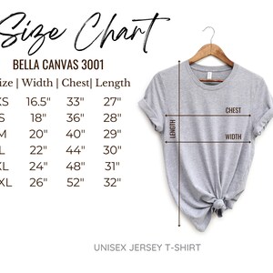 the size chart for a women's t - shirt