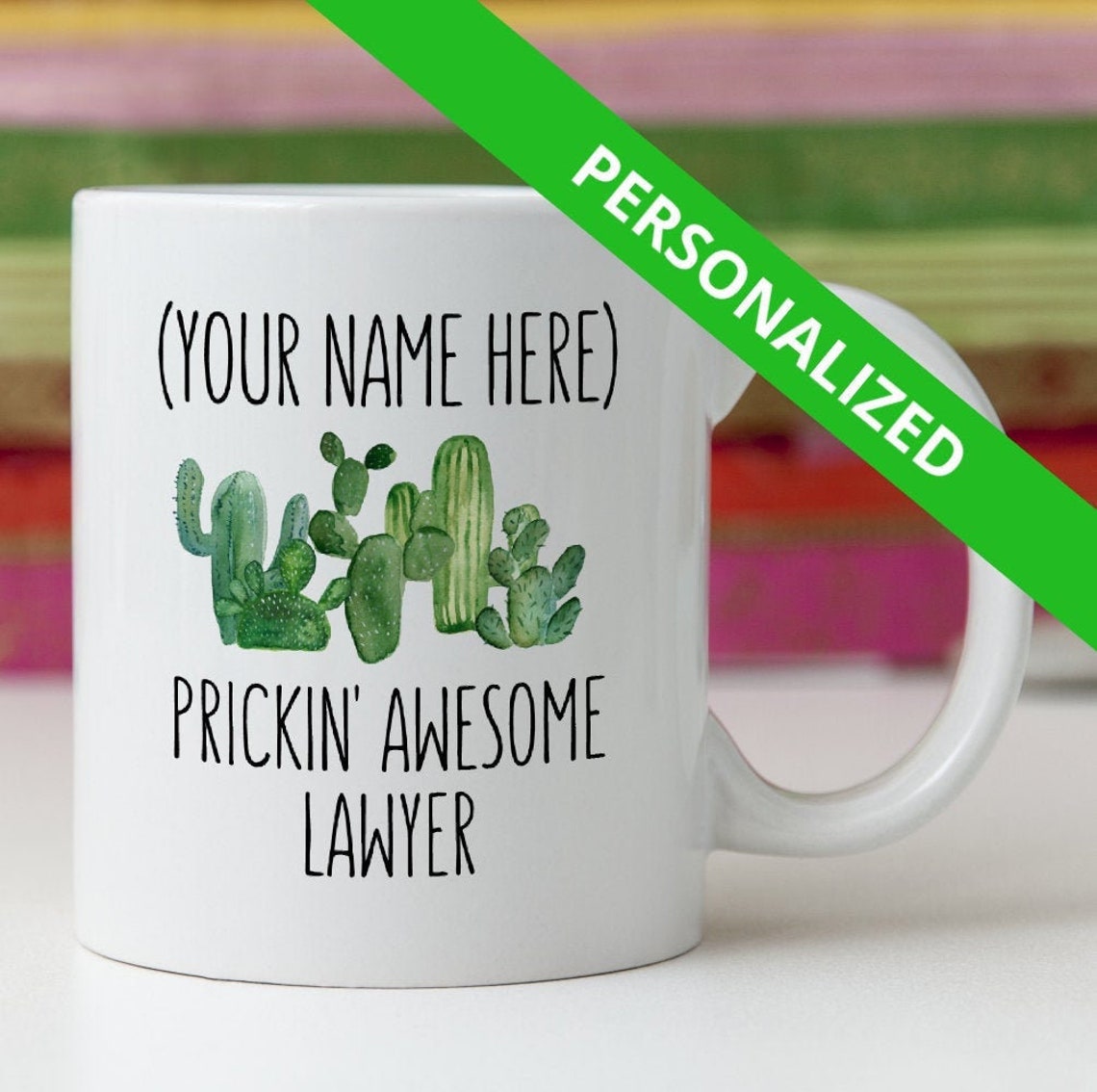 Avocat personnalisé idée cadeau Mug Attorney Funny Best Ever | Etsy