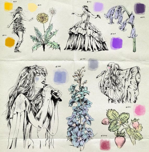 Taylor Swift | Flowers Study