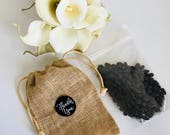 Freshly Roasted Coffee Wedding Favours in Burlap Bag (50 units), Coffee Favours, Burlap Bag, Medium Roast Coffee, Small Farmers