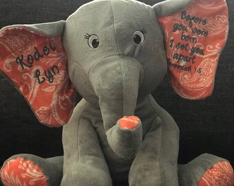 Custom Stuffed Elephant