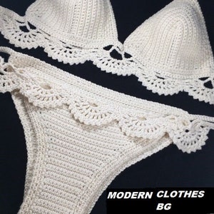 Crochet Bikini Crochet Swimsuit Bikinis Crochet Beachwear - Etsy