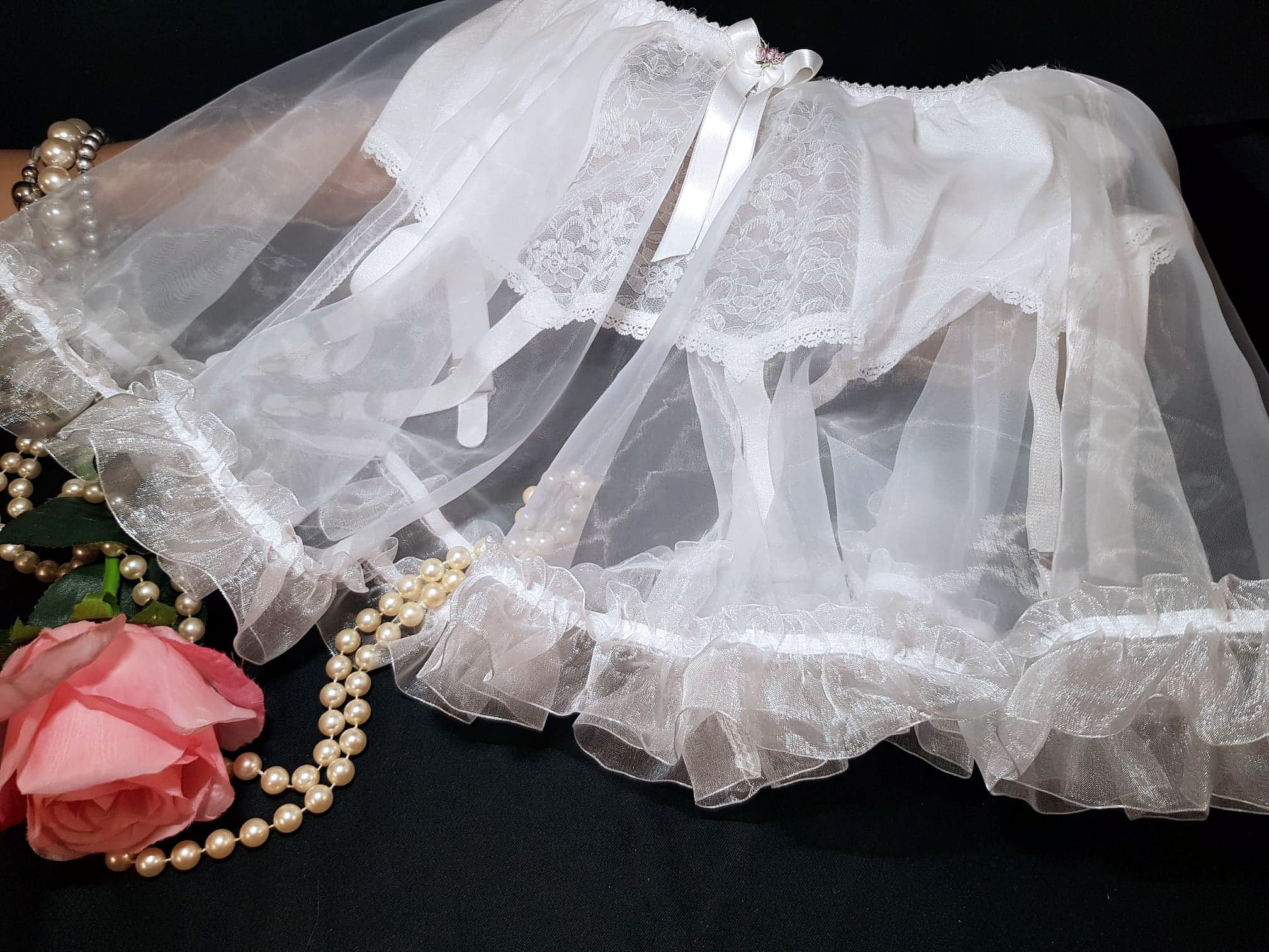 6 strap bridal white complete set of suspender belt including Etsy