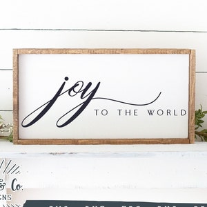 Archivos SVG, Joy to the World Svg, Christmas Sign Svg, Winter Svg, Farmhouse, Cricut, Silhouette, Commercial Use, Digital Cut Files, DXF PNG