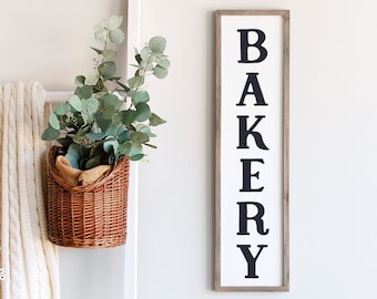 SVG Files, Bakery Svg, Tall Bakery Svg, Modern Farmhouse, Home Decor, Vertical Farmhouse Sign, Commercial Use, Digital Cut Files, DXF PNG