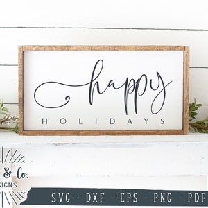 File SVG, Buone vacanze Svg, Natale Svg, Fattoria Natale Svg, Inverno Svg, Vacanze Svg, Uso commerciale, File di taglio digitale, DXF PNG