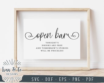 Free Free 92 Wedding Bar Menu Svg SVG PNG EPS DXF File
