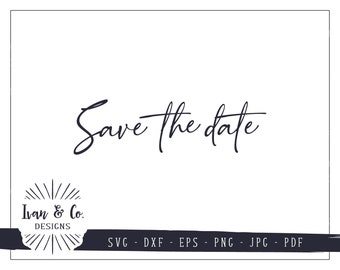 Download Free Save The Date Svg Etsy SVG Cut Files