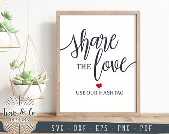 Download Wedding Hashtag Svg Etsy