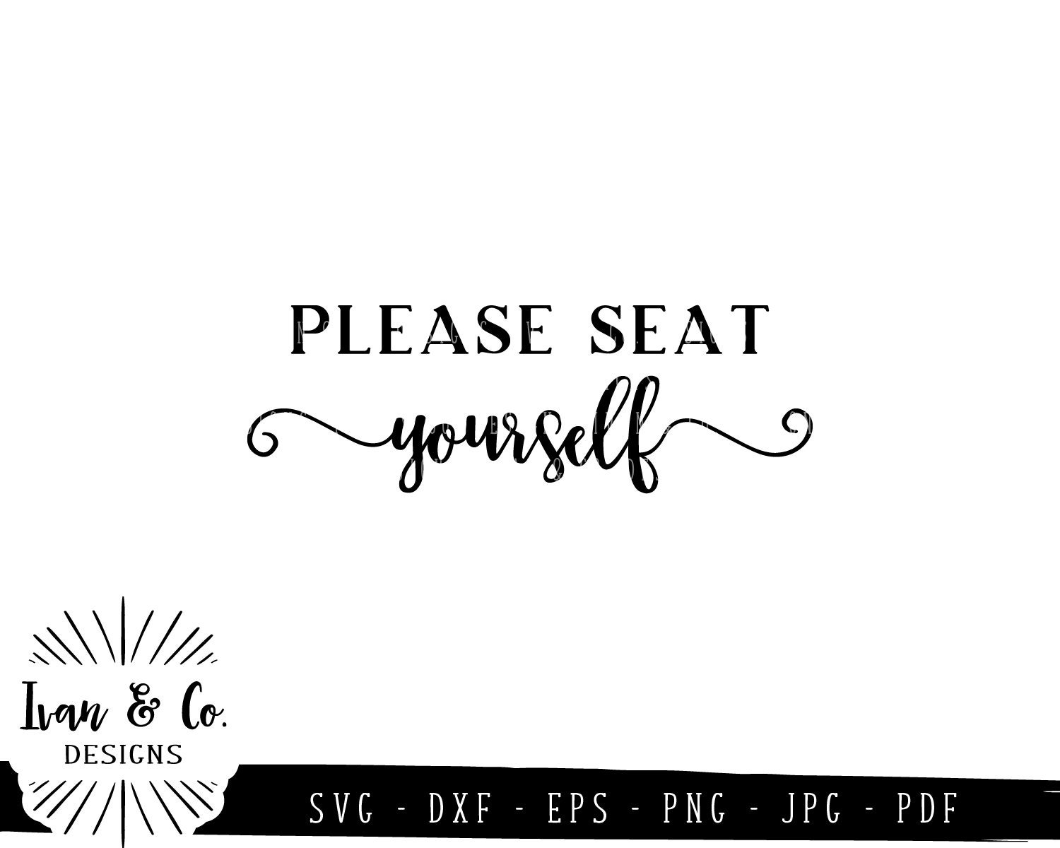 SVG Files Please Seat Yourself Svg Bathroom Svg Cricut Etsy