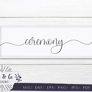 SVG Files, Ceremony Svg, Wedding Svg, Cricut, Silhouette, Cutting Files, Instant Download, Blush Series, Ivan & Co, Dxf Eps Png Jpeg Pdf