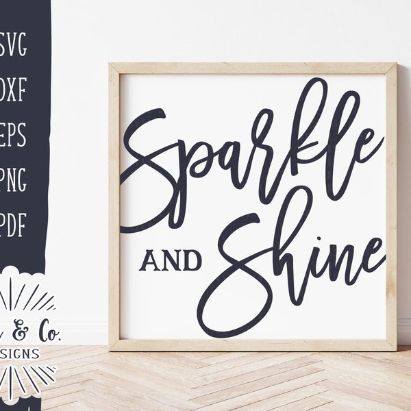 Svg Files, Sparkle and Shine Svg, America, 4th of July, Patriotic, Fireworks, Cricut, Silhouette, Commercial Use, Digital Cut Files, DXF PNG