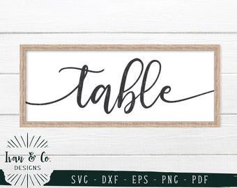 SVG Files, Wedding Svg, Table Svg, Reception Svg, Wedding Table Svg, Cricut, Silhouette, Cut Files, Digital Download, Dxf Eps Png Pdf