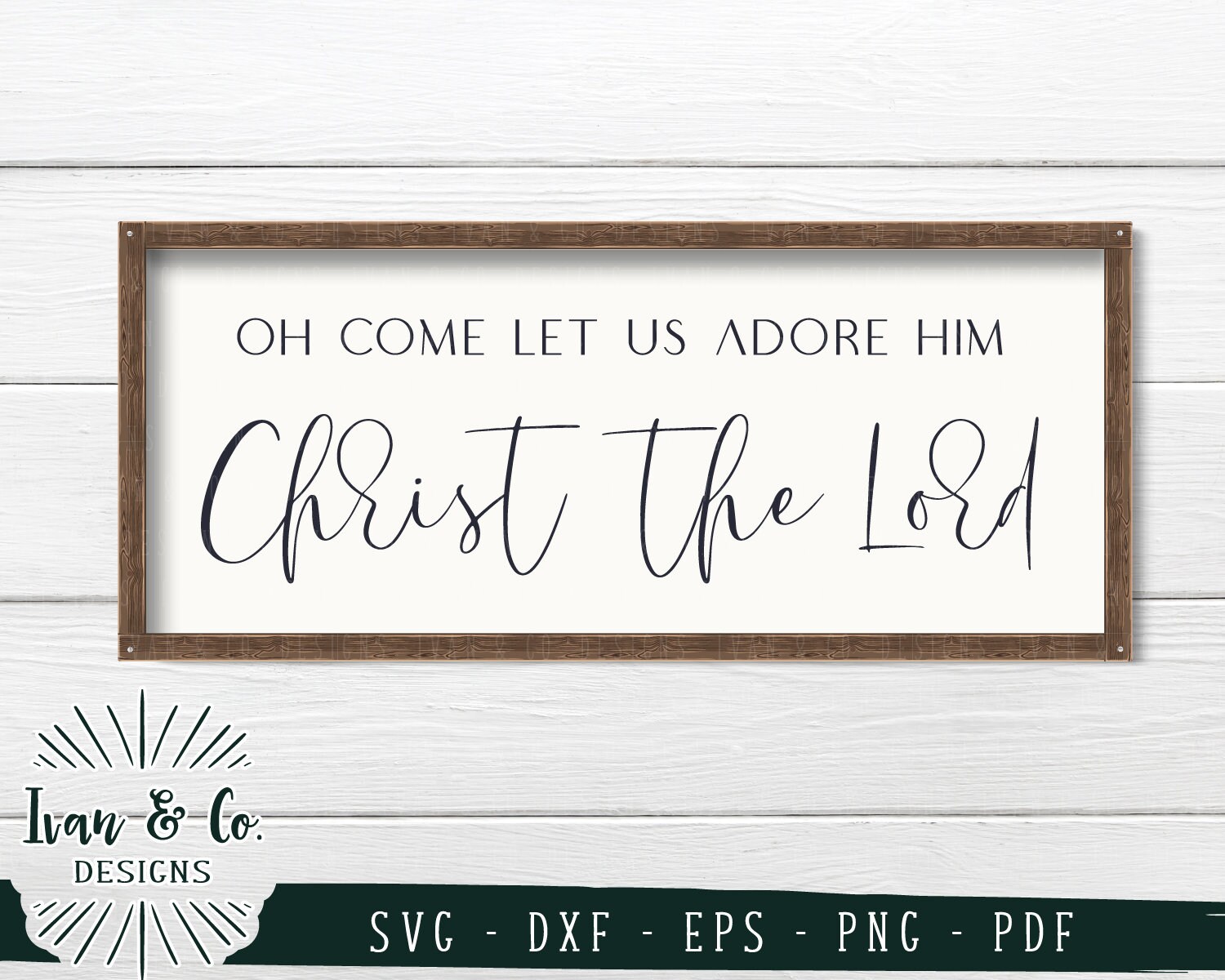 SVG Files Oh Come Let Us Adore Him Svg Christmas Sign Svg | Etsy