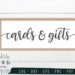 SVG Files, Cards and Gifts Svg, Wedding Signs Svg, Clipart, Vector Outline, Cricut, Silhouette, Cut Files, Digital Download, Dxf Eps Png Pdf