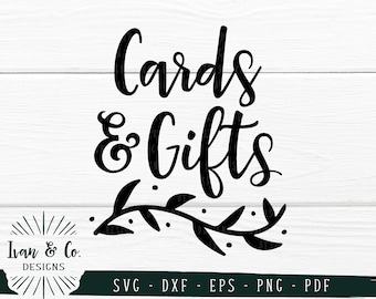 SVG Files, Cards and Gifts Svg, Wedding Svg, Wedding Sign Svg, Vector, Cricut, Silhouette, Cutting Files, Digital Download, Dxf Eps Png Pdf