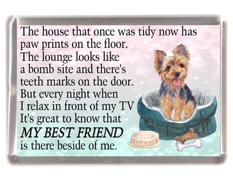 Yorkie poems | Etsy