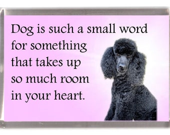 Schnoodle Owner Standard Poodle Puppy Magnets Creepy Cute Pet Owner Gifts Antique Dog Art Peculiar Children 30th Victorian Edwardian