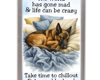 Malinois Belgian Shepherd Dog Fridge Magnet. Great Gift for any Dog Lover