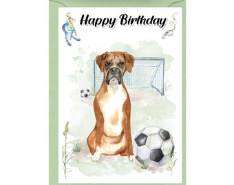 Boxer Happy Birthday Etsy