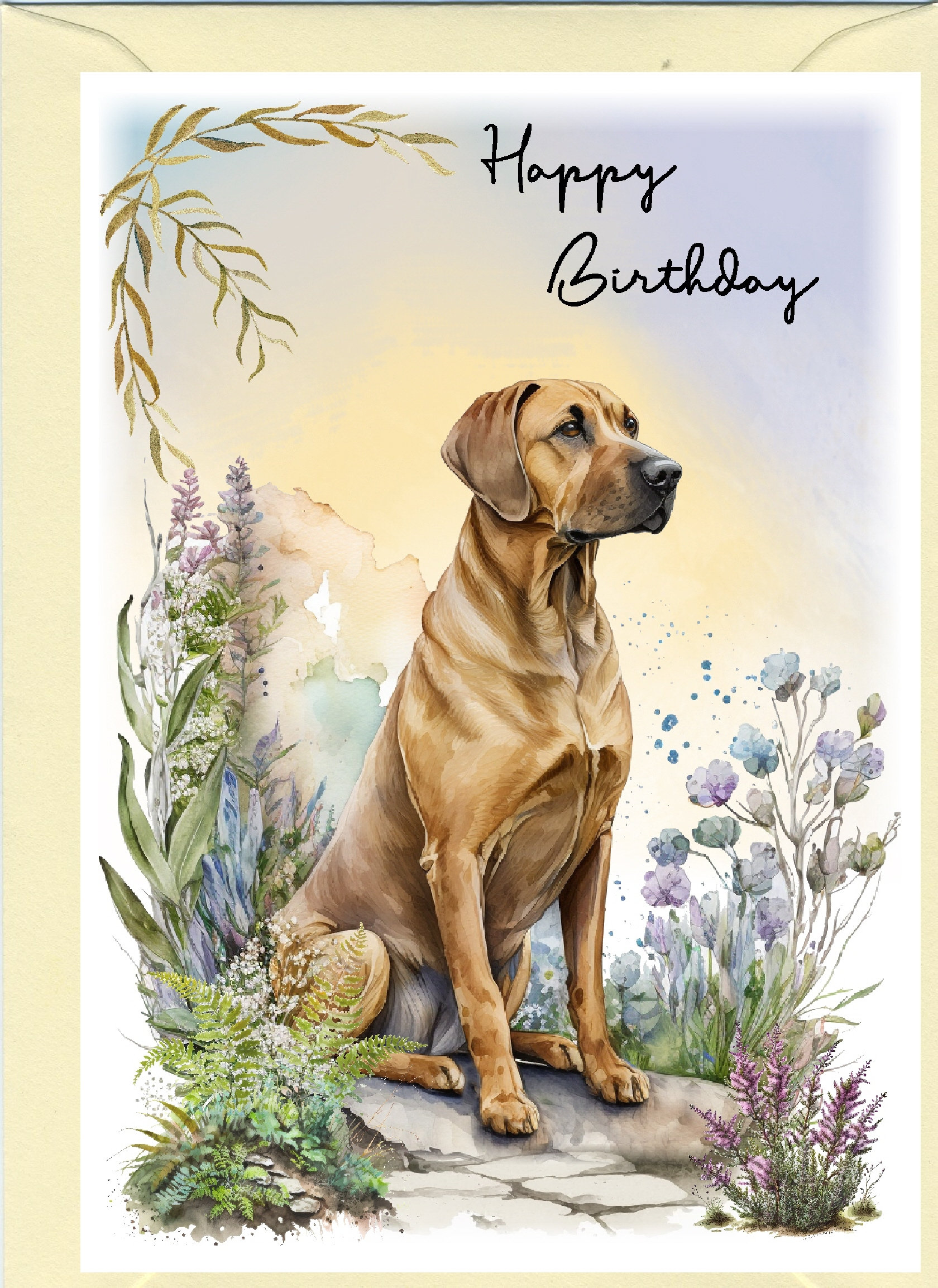 Rhodesian Ridgeback Dog 