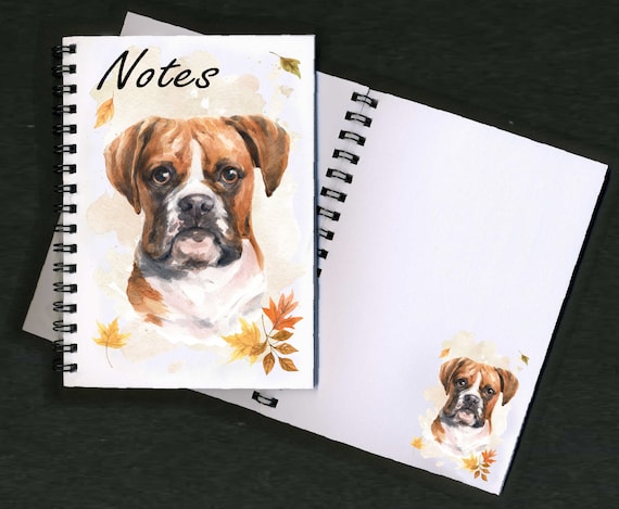 Boxer Dog Notebook Notepad With Picture on Each Page Great Gift