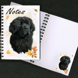 Neufundländer Notizbuch mit Bild auf jeder Seite - Geschenkidee für jeden Hundeliebhaber