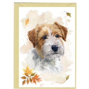 Jack Russel Terrier Hund Blankokarte / Notelet (6 "x 4"") mit Umschlag - Ideal für jeden Anlass.  Perfekter Artikel für jeden Hundeliebhaber
