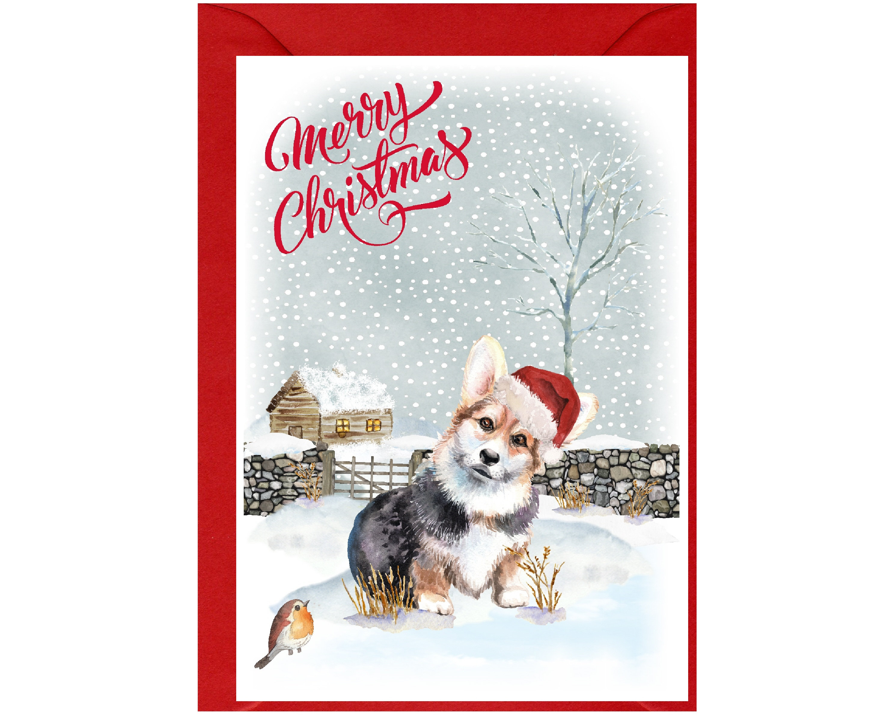 Welsh Pembroke Dog Christmas Card 6 X 4 Etsy UK