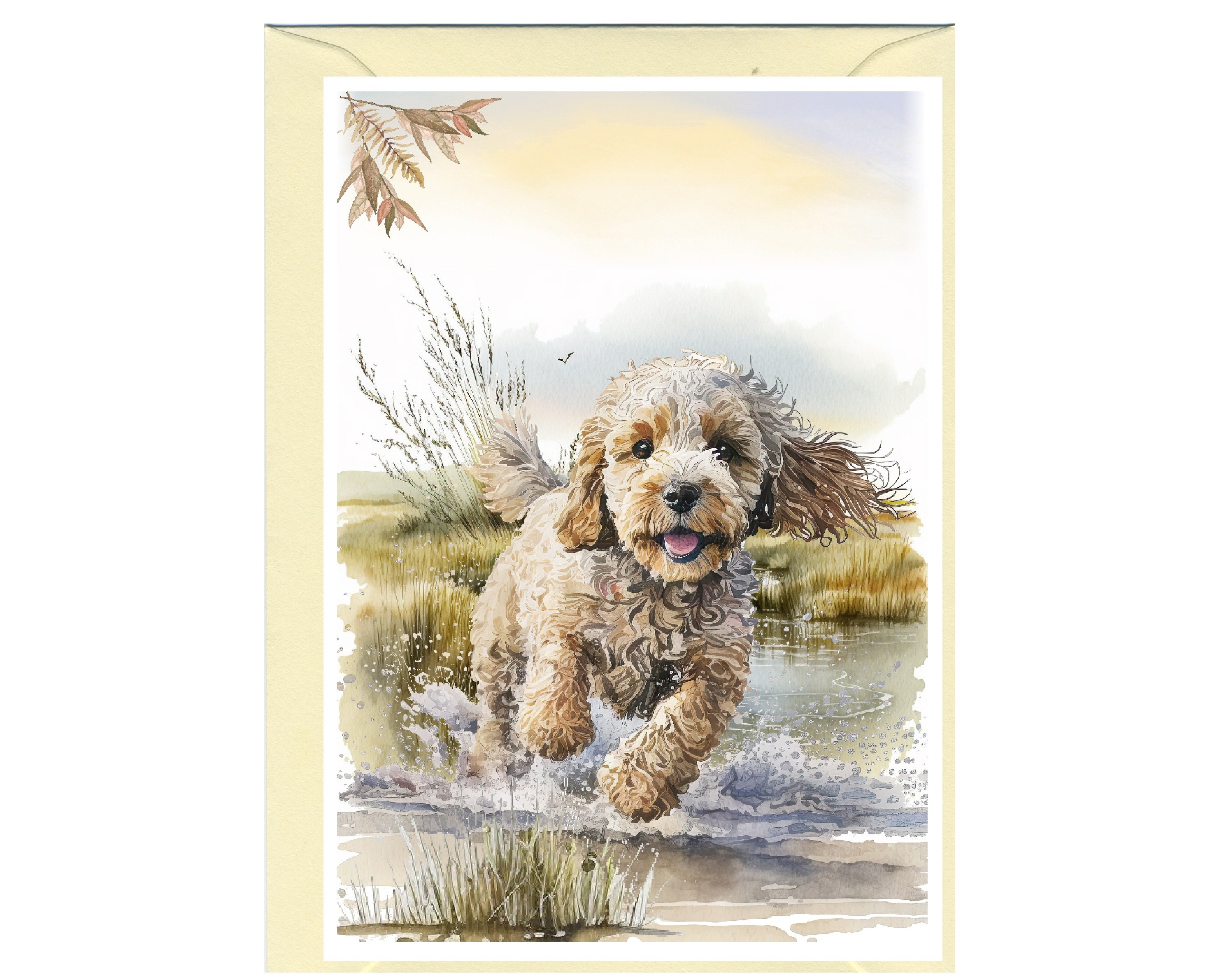 Personalised Cockapoo / Doodle Dog Greetings Card /notelet (6"x 4 ...