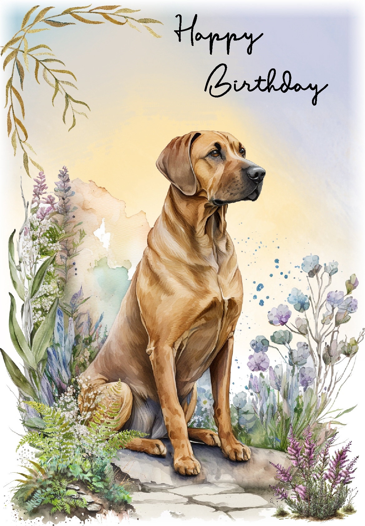 Rhodesian Ridgeback Dog 
