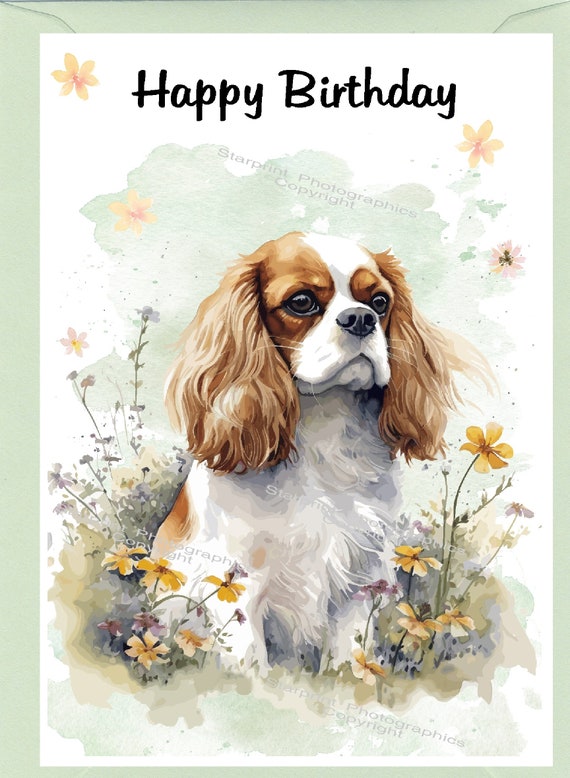 Cavalier King Charles Spaniel Umbrella - Purple Cavalier King Charles Spaniel Umbrella - Purple