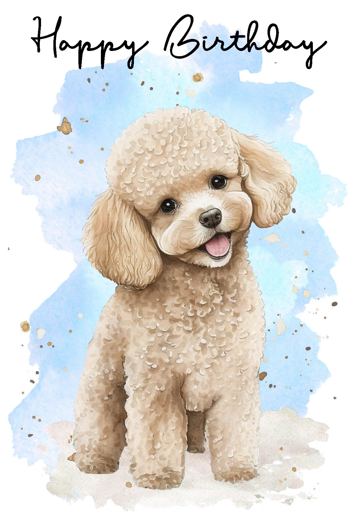 Happy poodle hotsell