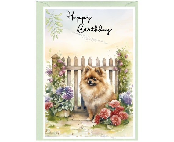 Peachy Antics Geburtstagskarte Für Hunde – 'Happy Birthday To The Best Dog', A5, Persönlich Beschriftbar