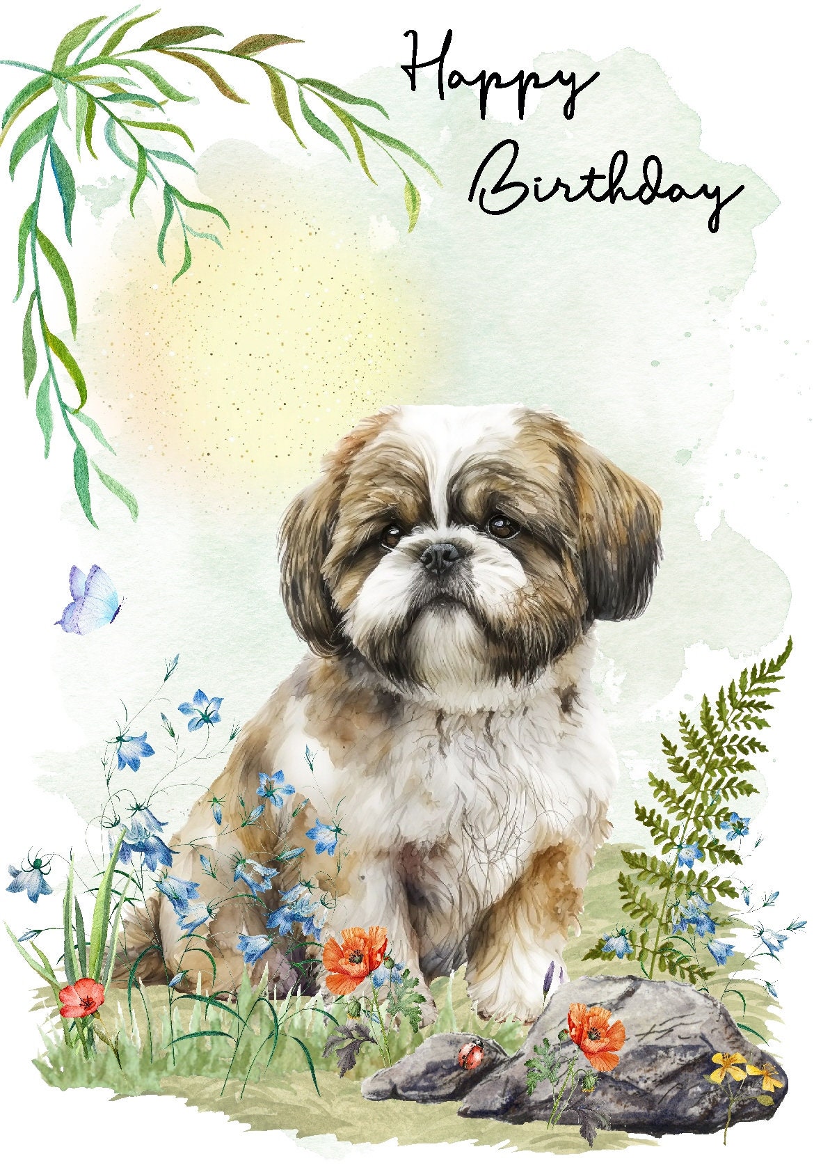 Dogs Happy Birthday Janet