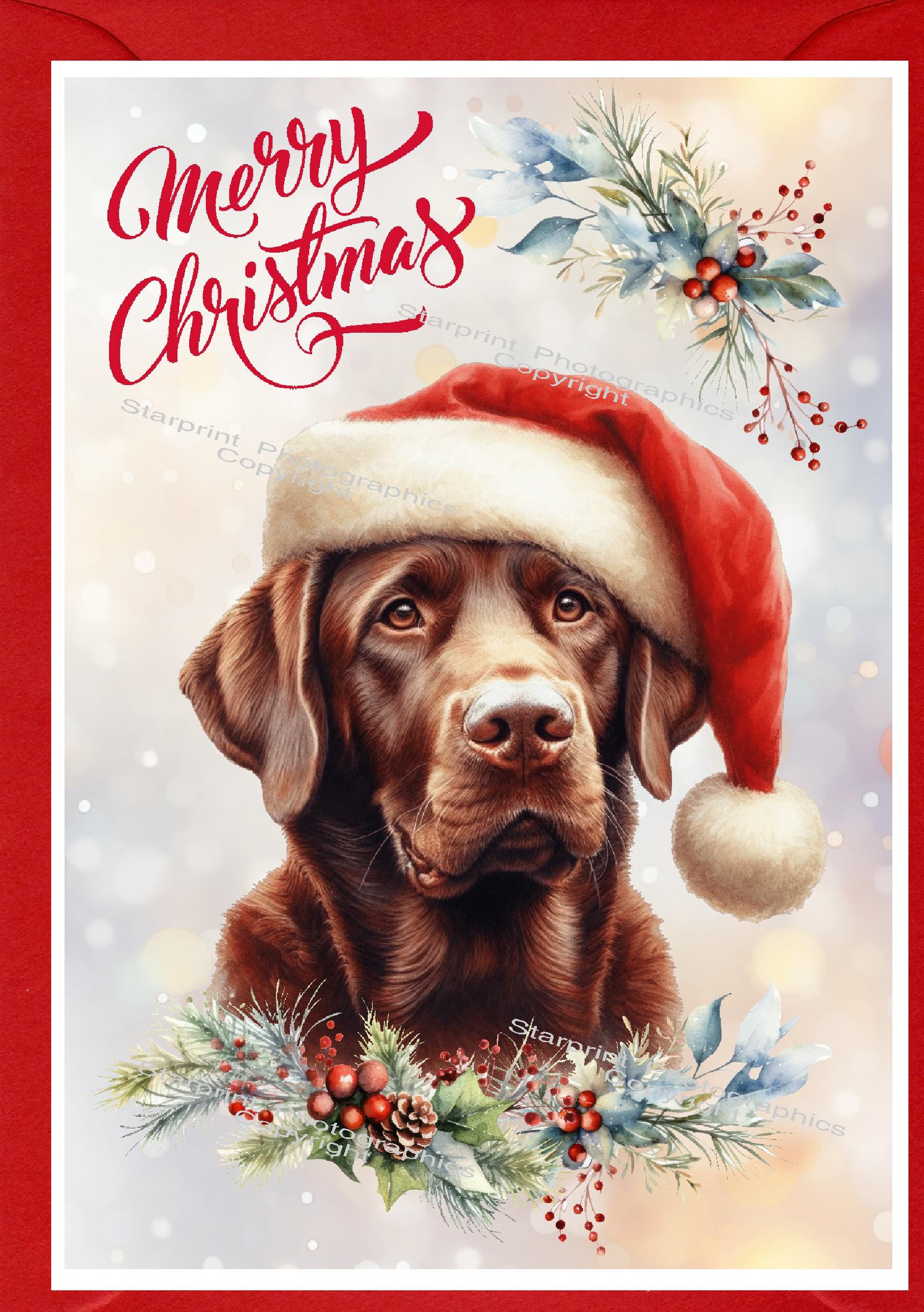 Twizler Biglietti di Natale divertenti per cani, confezione da 3 – 6 disegni di cani disponibili a scelta, divertenti cartoline di Natale