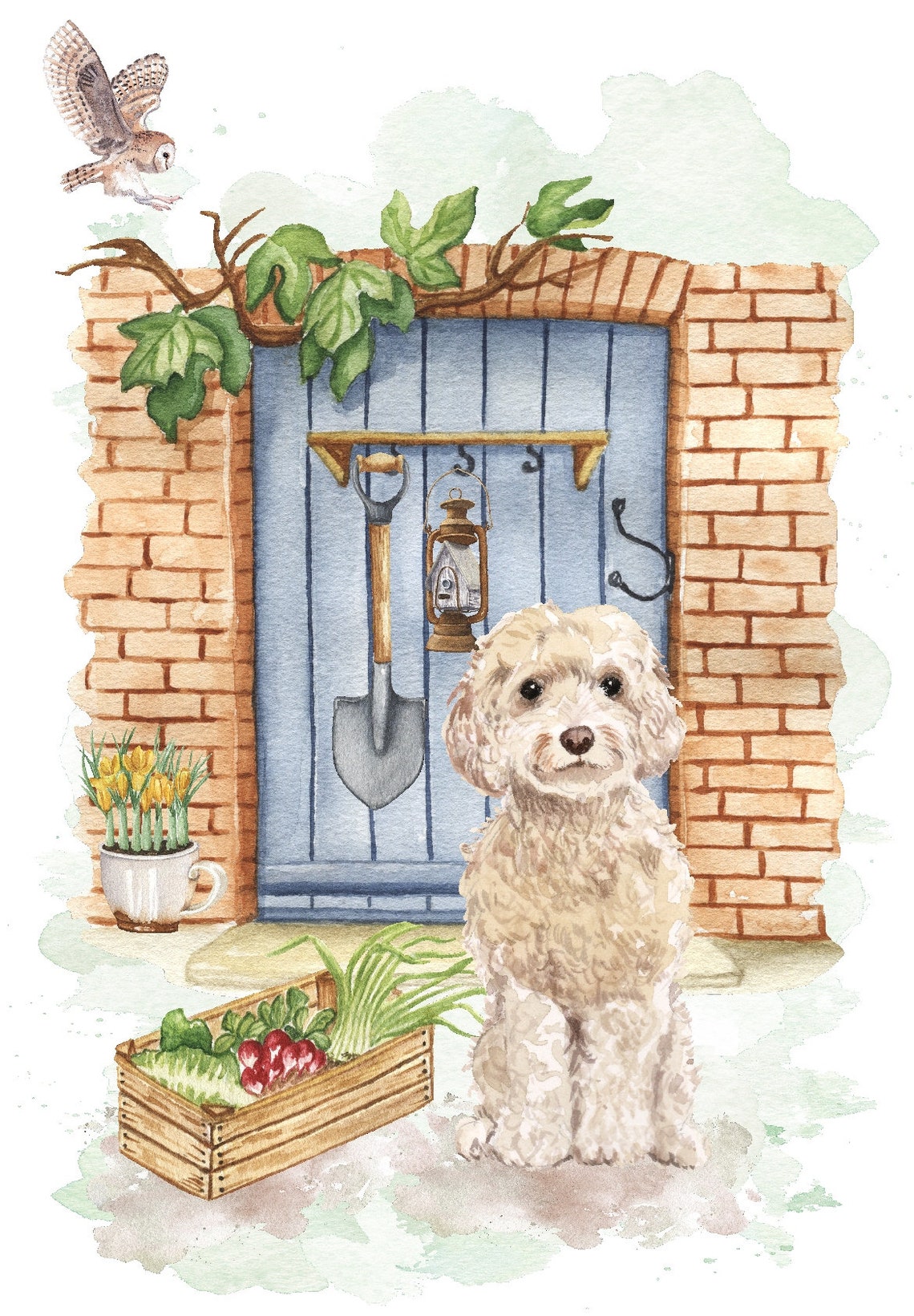 Personalised Cockapoo / Doodle Dog Greetings Card /notelet (6" X 4 ...