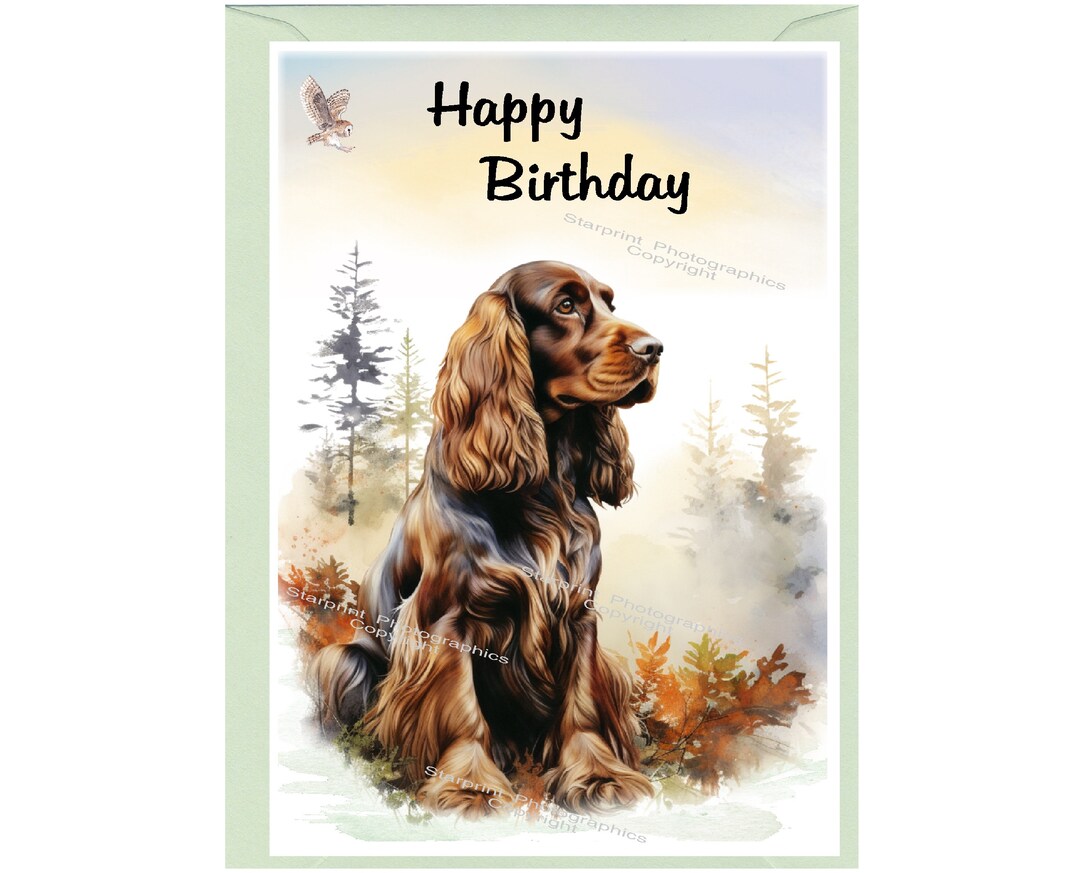 Cocker Spaniel Umbrella - Chocolate American Auto Open Cocker Spaniel Umbrella - Chocolate American Auto Open