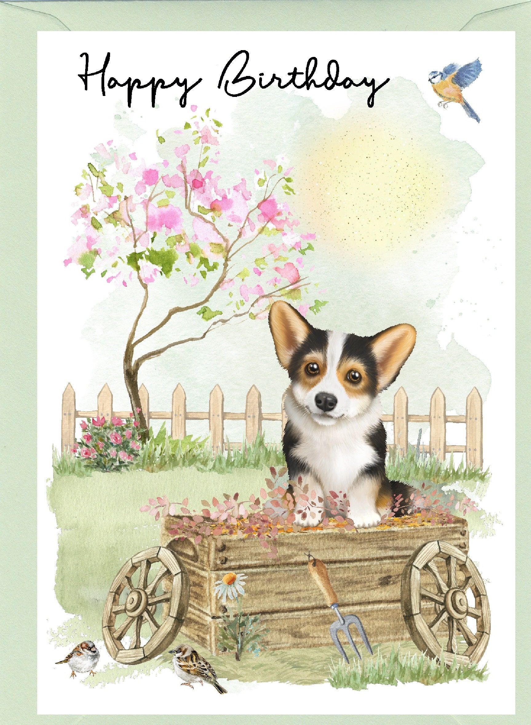 Corgi singing cheap happy birthday