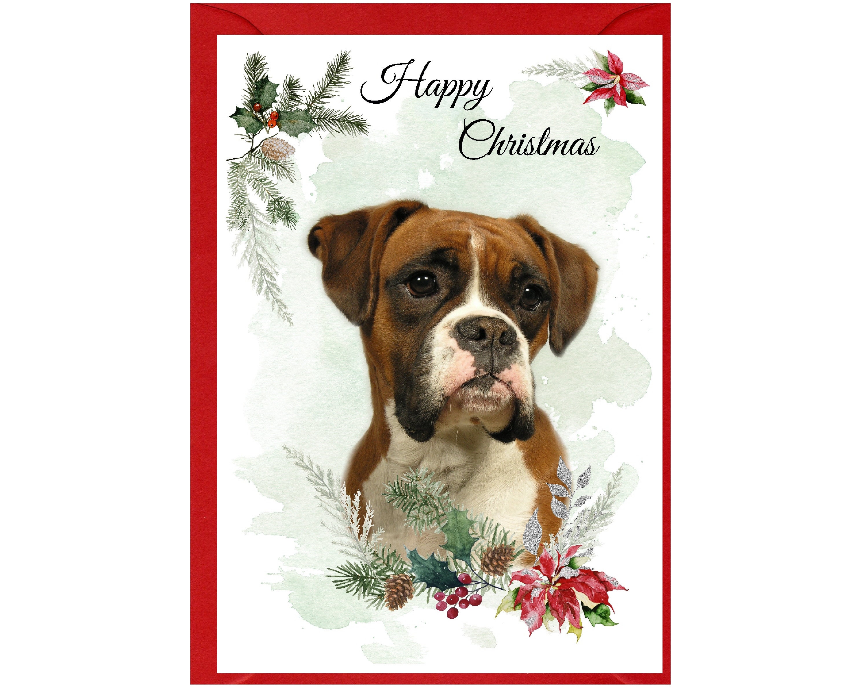 White Boxer Puppies Light Brindle Boxer Boxer Puppy Christmas