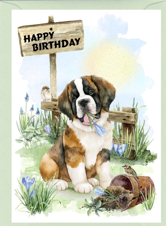 Biglietto Auguri Compleanno Cane