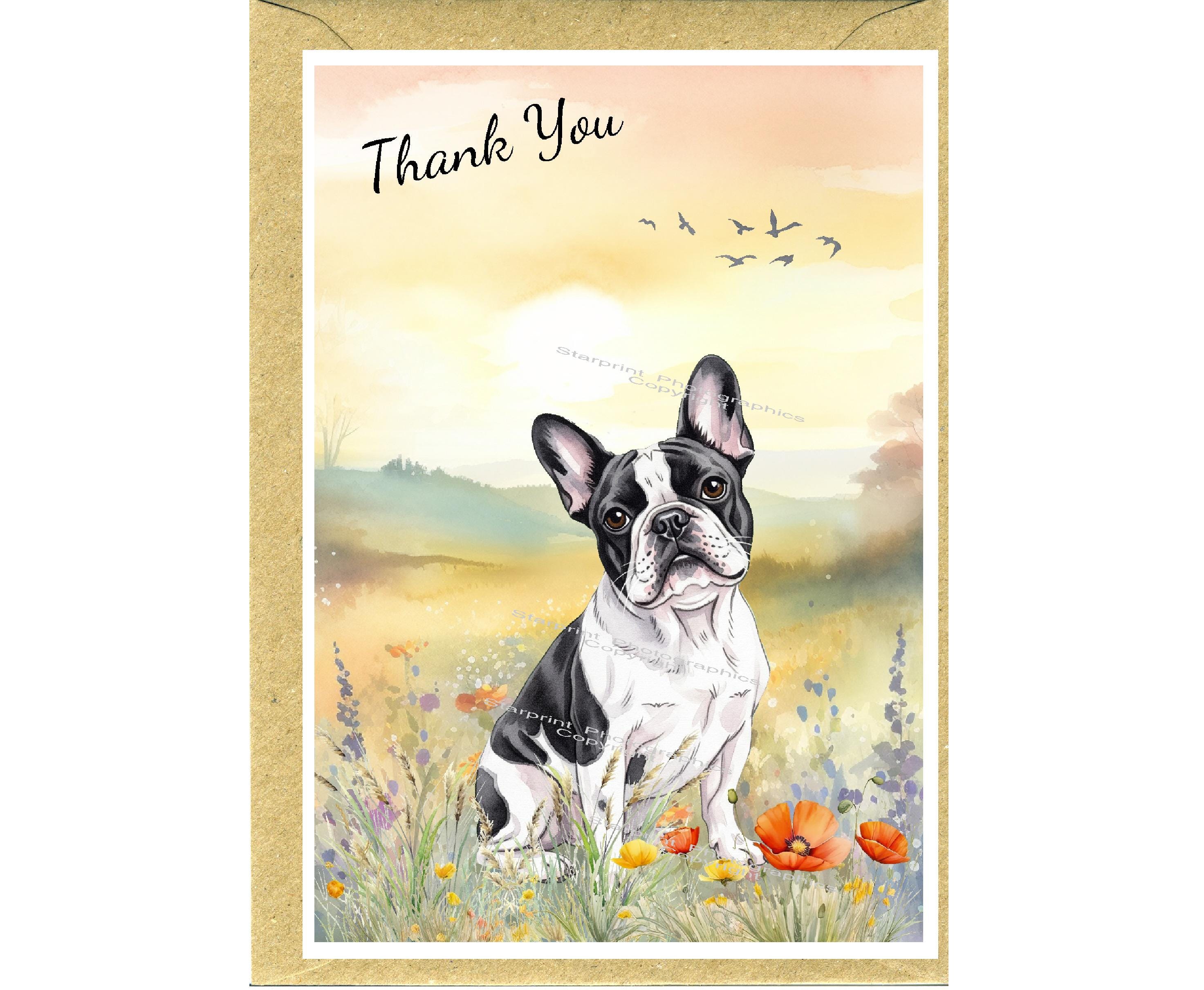 UWP Luxe Pop-Up Botanical Dogs Blank Boxed Note Cards With Matching - View #4